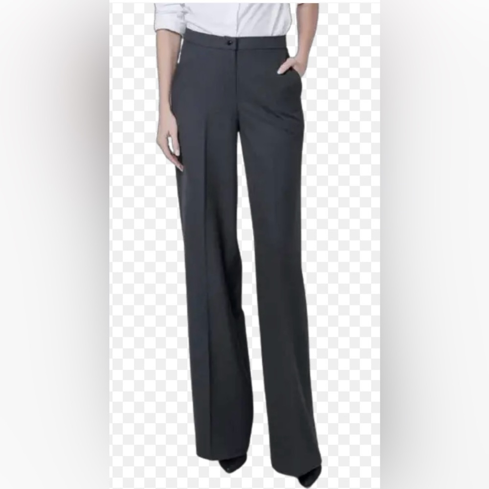 The limited women’s stretch, black dress pants, size 12, wide leg